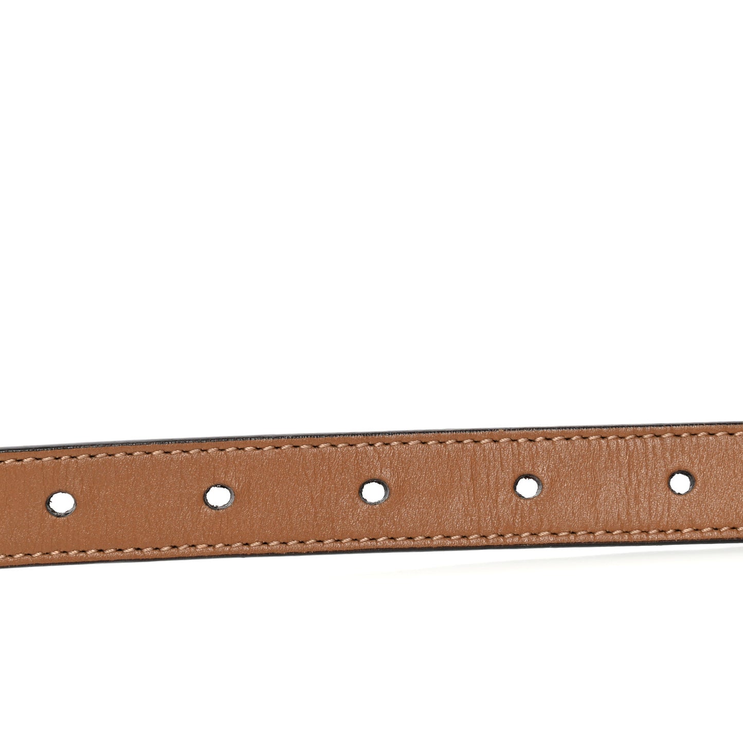 Moon Calfskin Double G Belt 80 32 Natural Tan