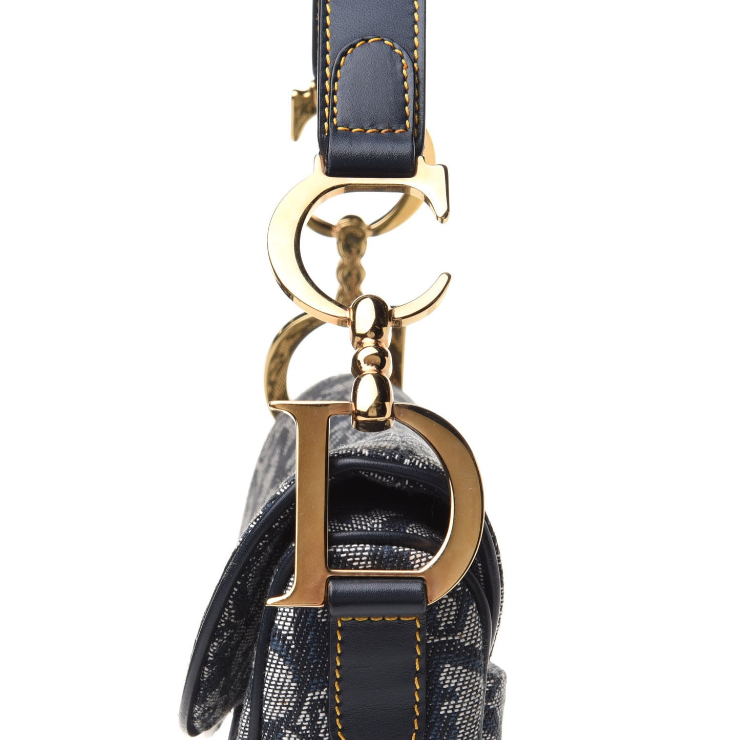 Monogram Saddle Bag Blue