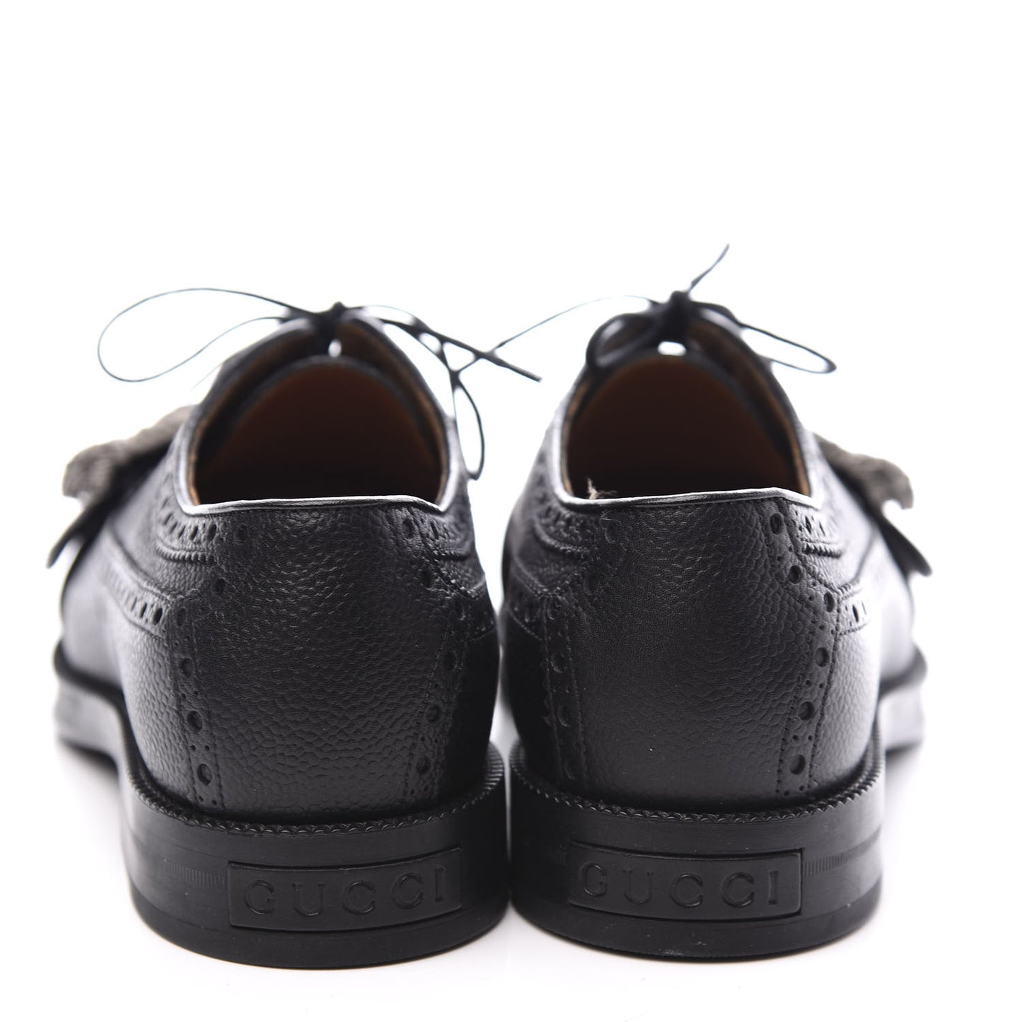 Pebbled Calfskin Dionysus Web Mens Martins Shoes 7 Black