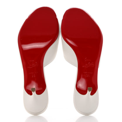 Christian Louboutin Nappa East 55 Mule 38 White 5 of 8