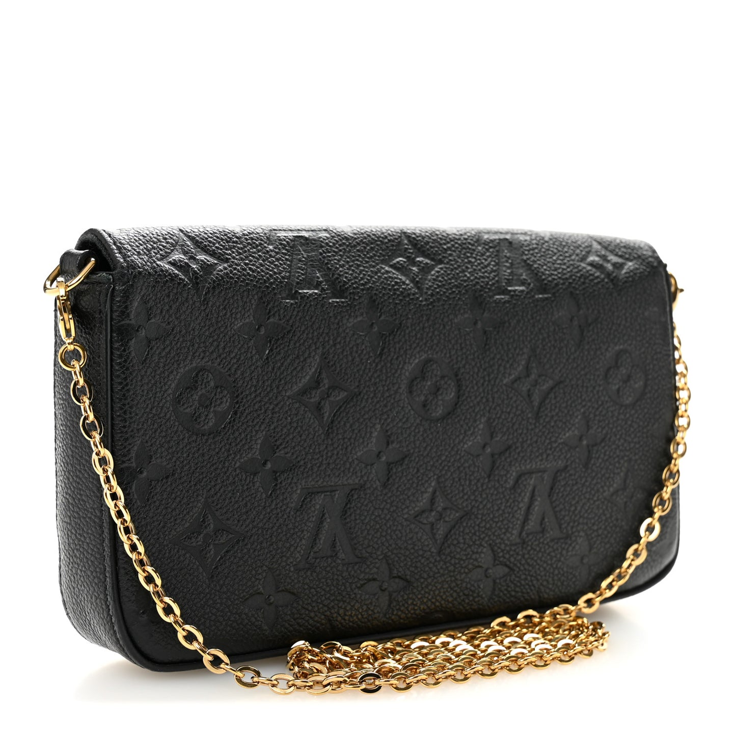 Empreinte Pochette Felicie Chain Wallet Black