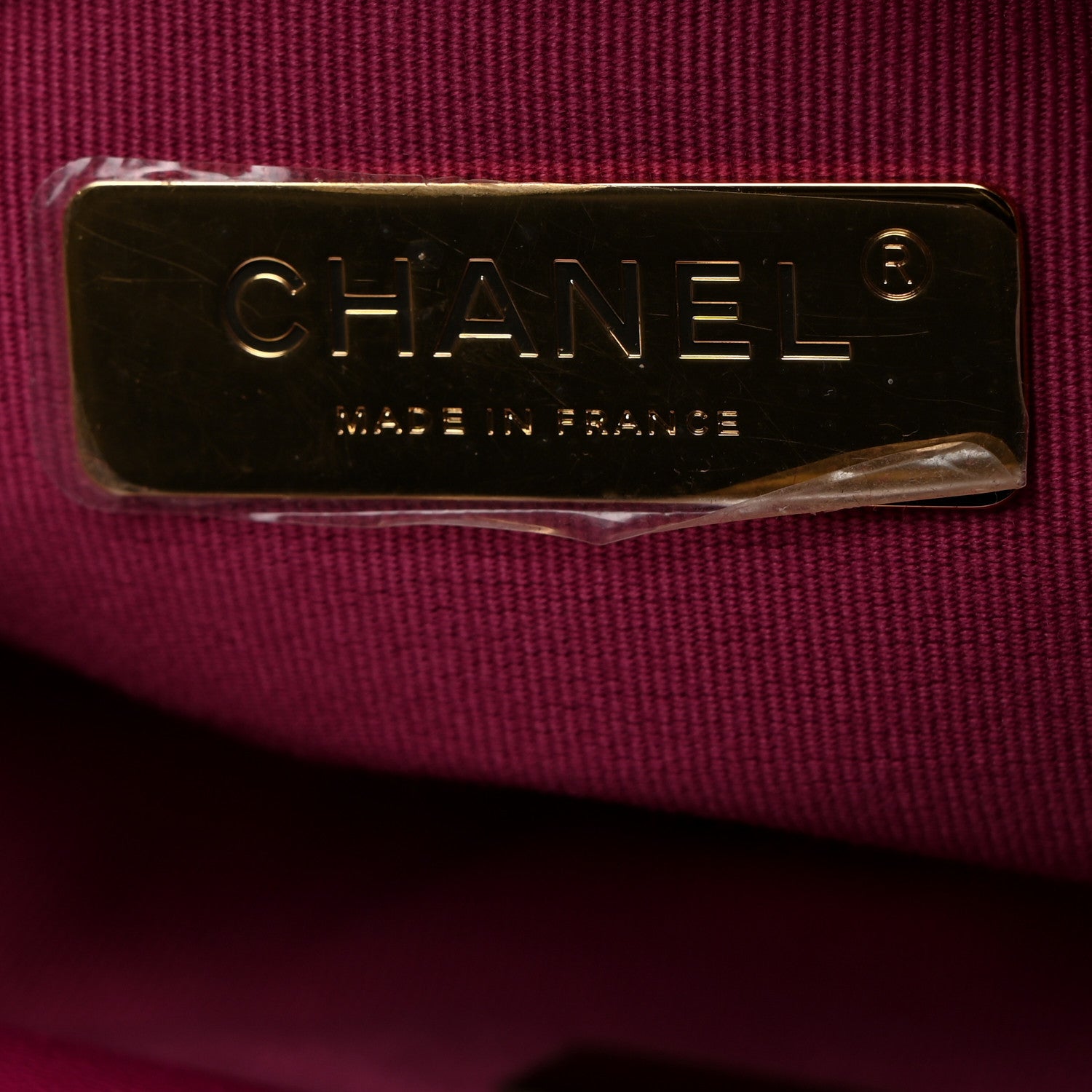 Chanel Lambskin Quilted Large Chanel 19 Flap Dark Pink 4 of 10