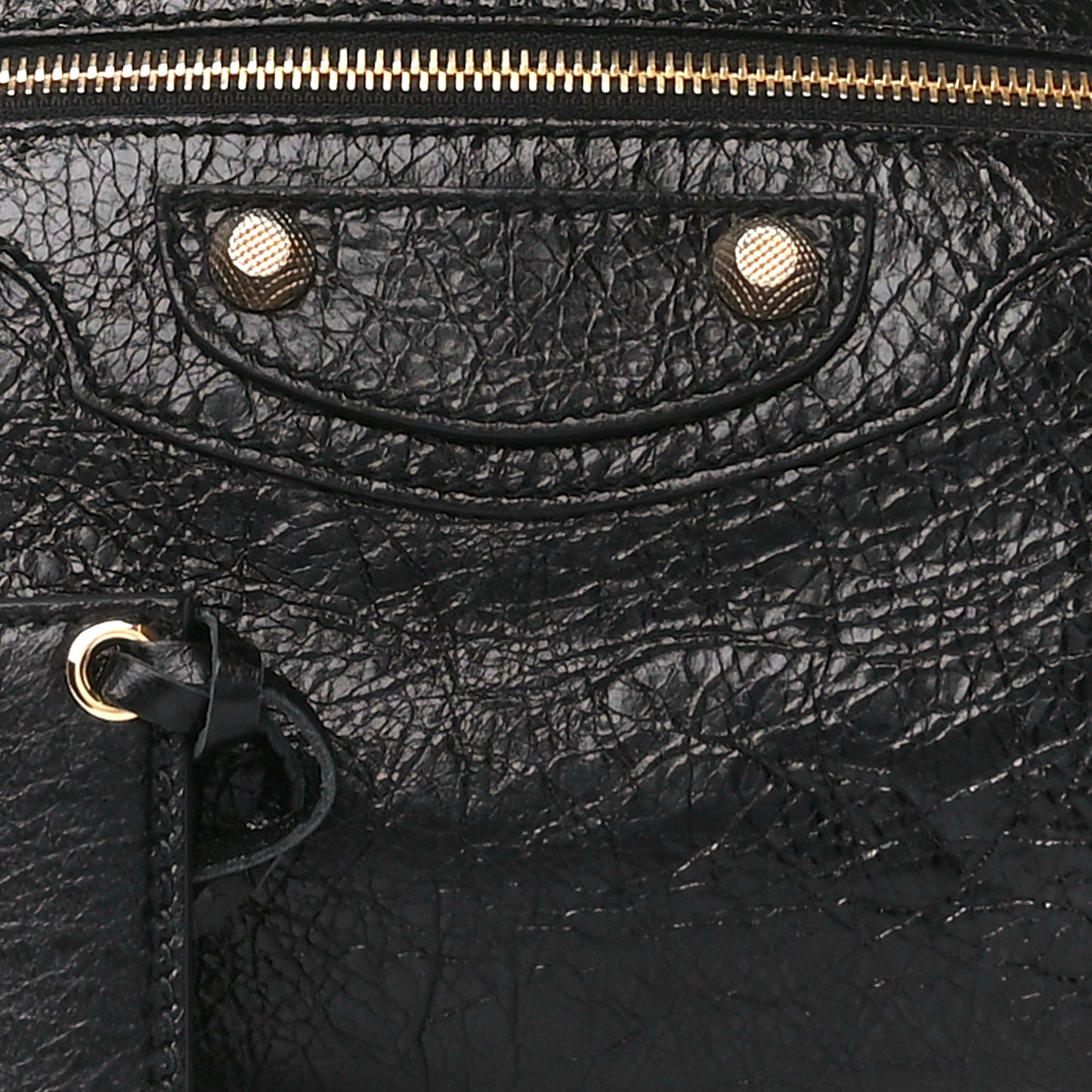 Agneau Giant 12 Gold Hardware City Black