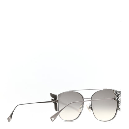 Fendi Crystal Freedom Sunglasses 0380G/S Silver 4 of 7
