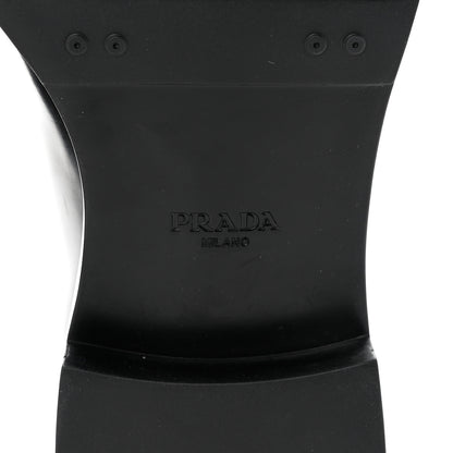 Prada Spazzolato Lace Up Oxfords 10 Bruciato Fume 7 of 9