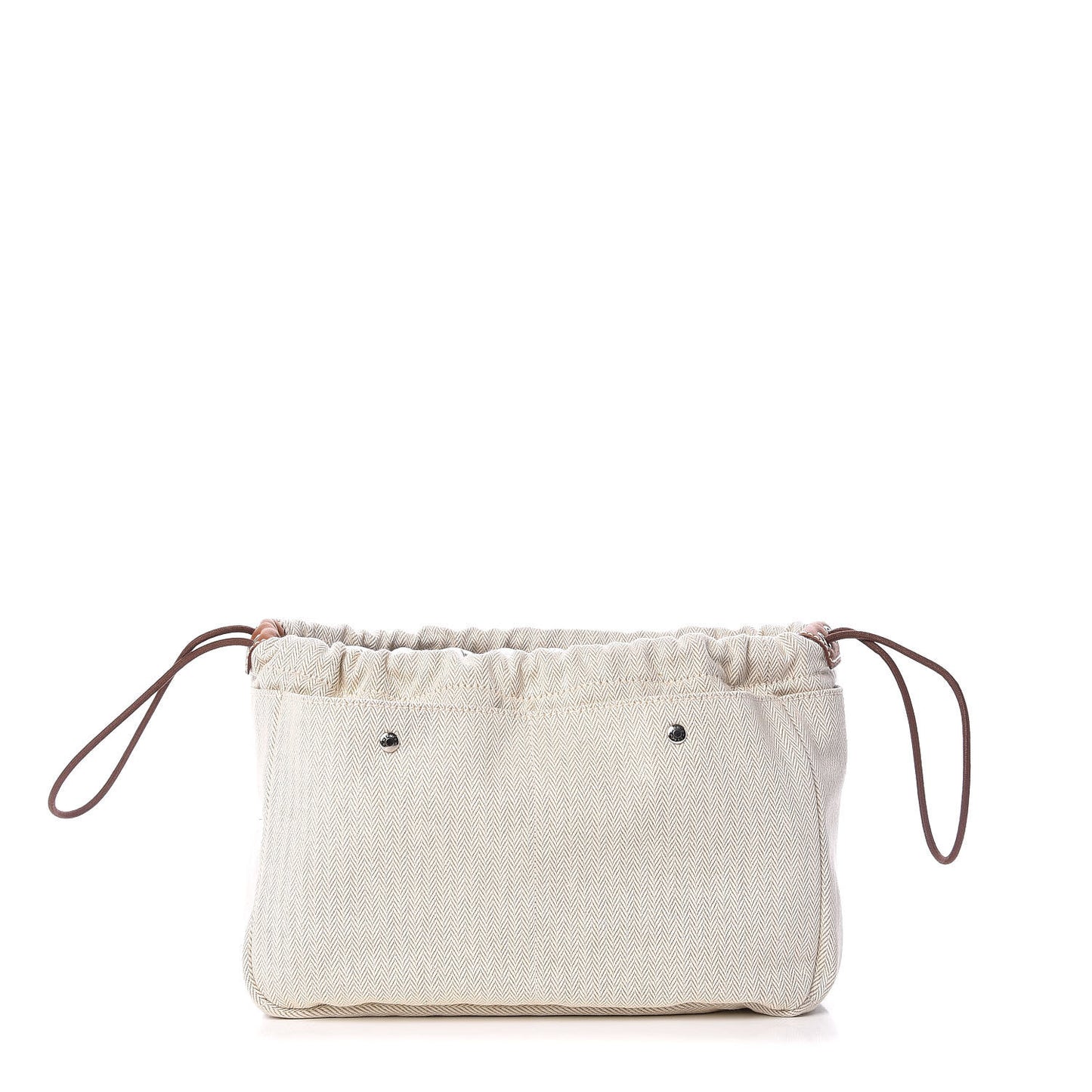 Canvas Barenia Fourbi 25 MM Pouch Naturel Fauve