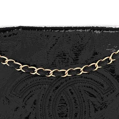 Chanel Vinyl Medium Rock and Chain Flap Black 8 of 11