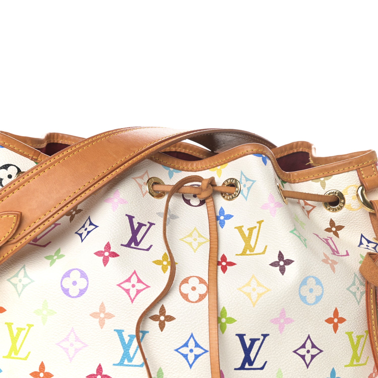 Louis Vuitton Monogram Multicolor Petit Noe White 8 of 30