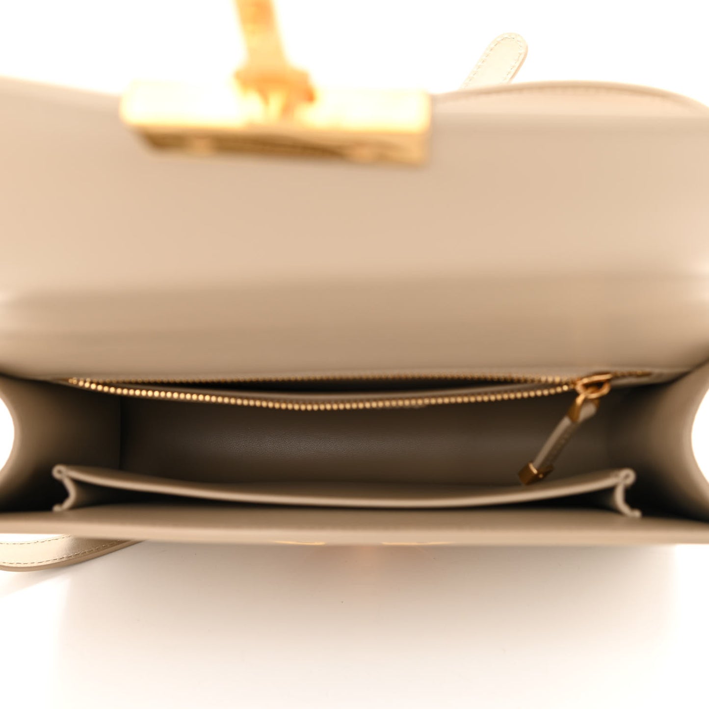 Smooth Calfskin 30 Montaigne Flap Bag Beige