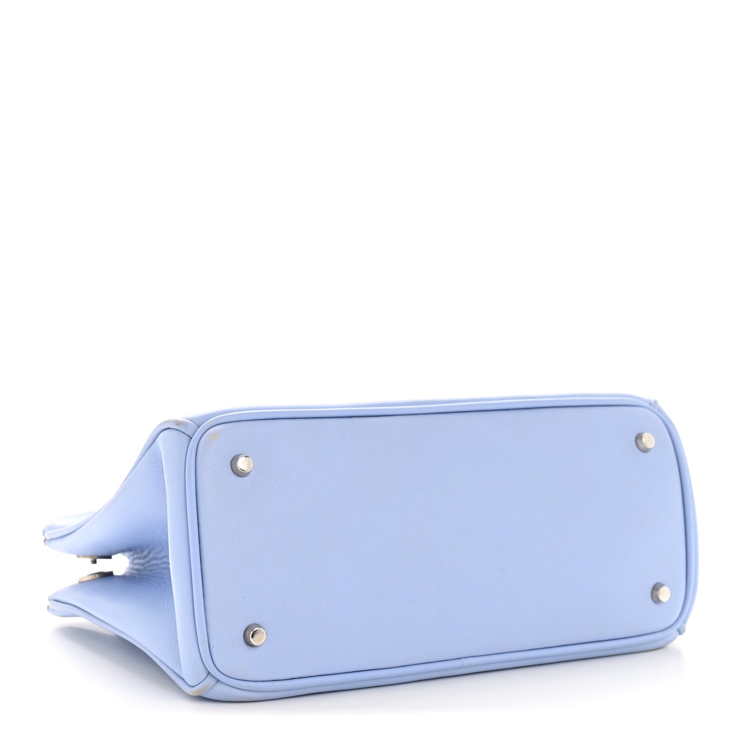 Smooth Calfskin Mini Diorissimo Tote Lavender Jaune Fluo