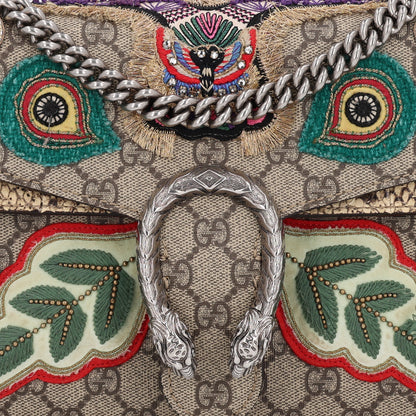 Gucci GG Supreme Monogram Snakeskin Embroidered Small Dionysus Shoulder Bag 8 of 10