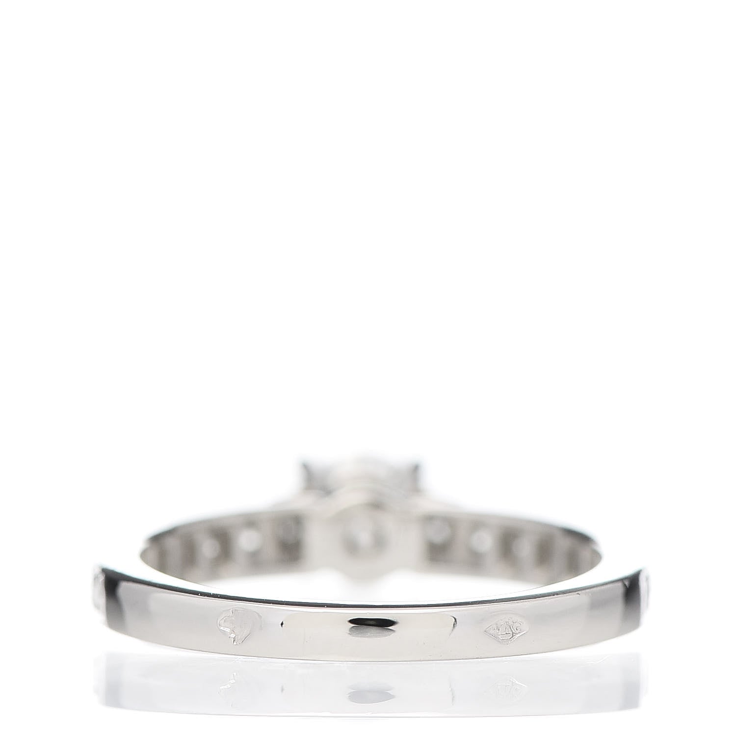 Cartier Platinum Diamond .35ct 1895 Solitaire Engagement Ring 45 3.25 4 of 8