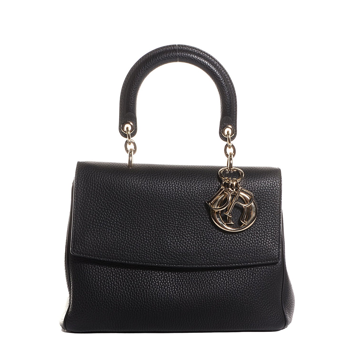 Bullcalf Small Be Dior Flap Black Fraise