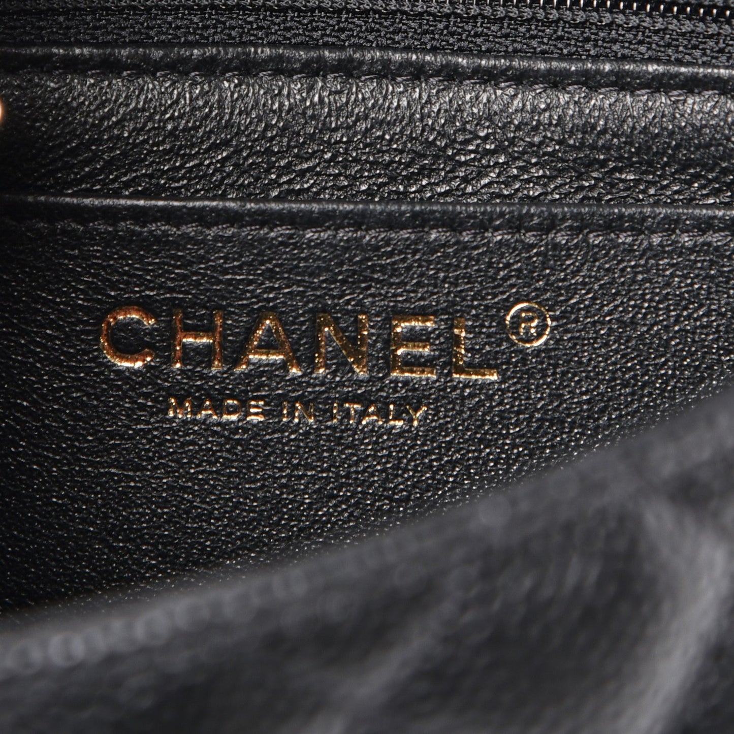Caviar Quilted Mini Square Flap Black