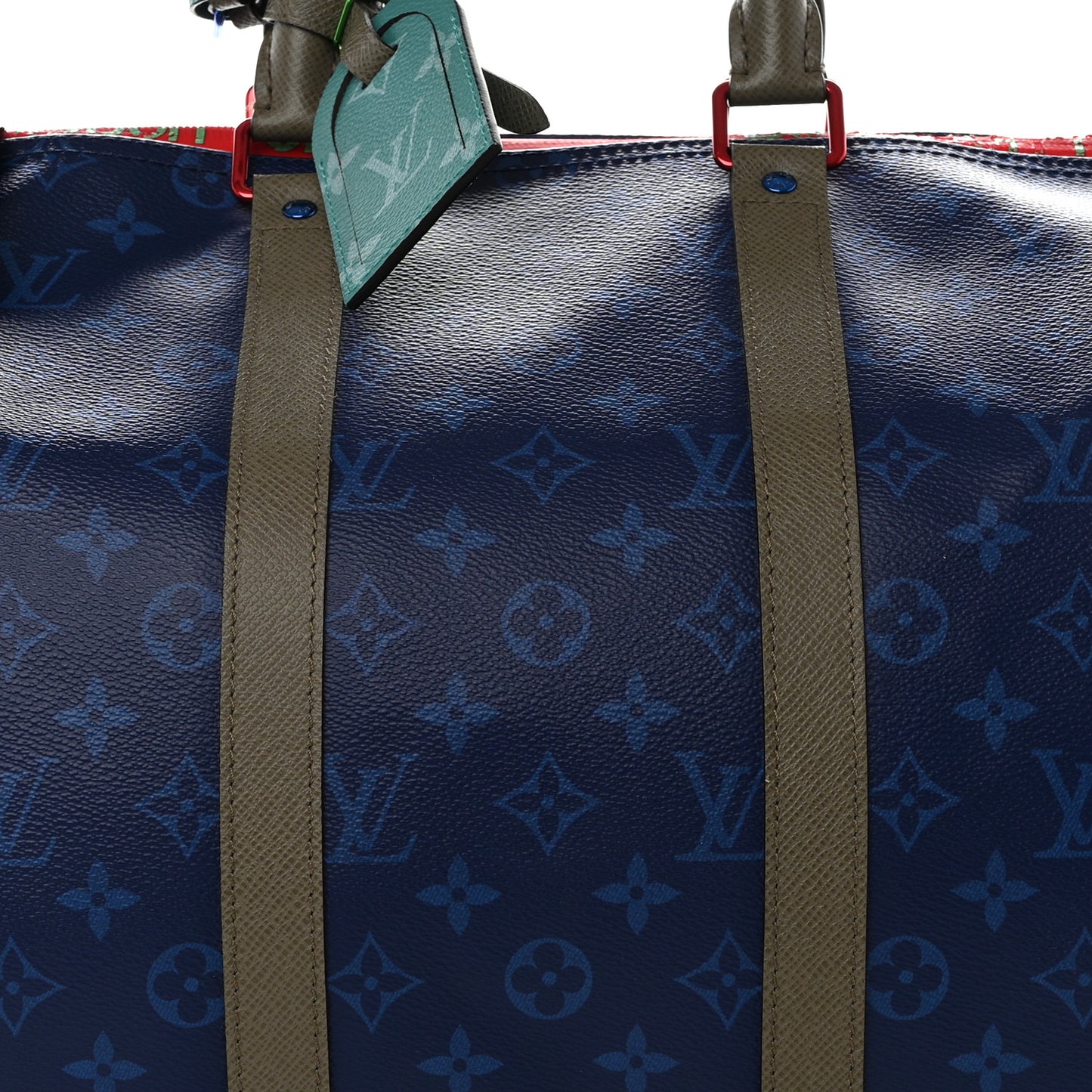 Monogram Outdoor Keepall Bandouliere 45 Pacific Blue