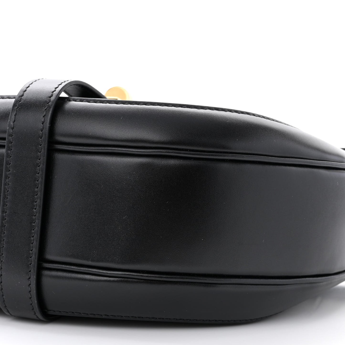 Satinated Calfskin Medium Besace 16 Black