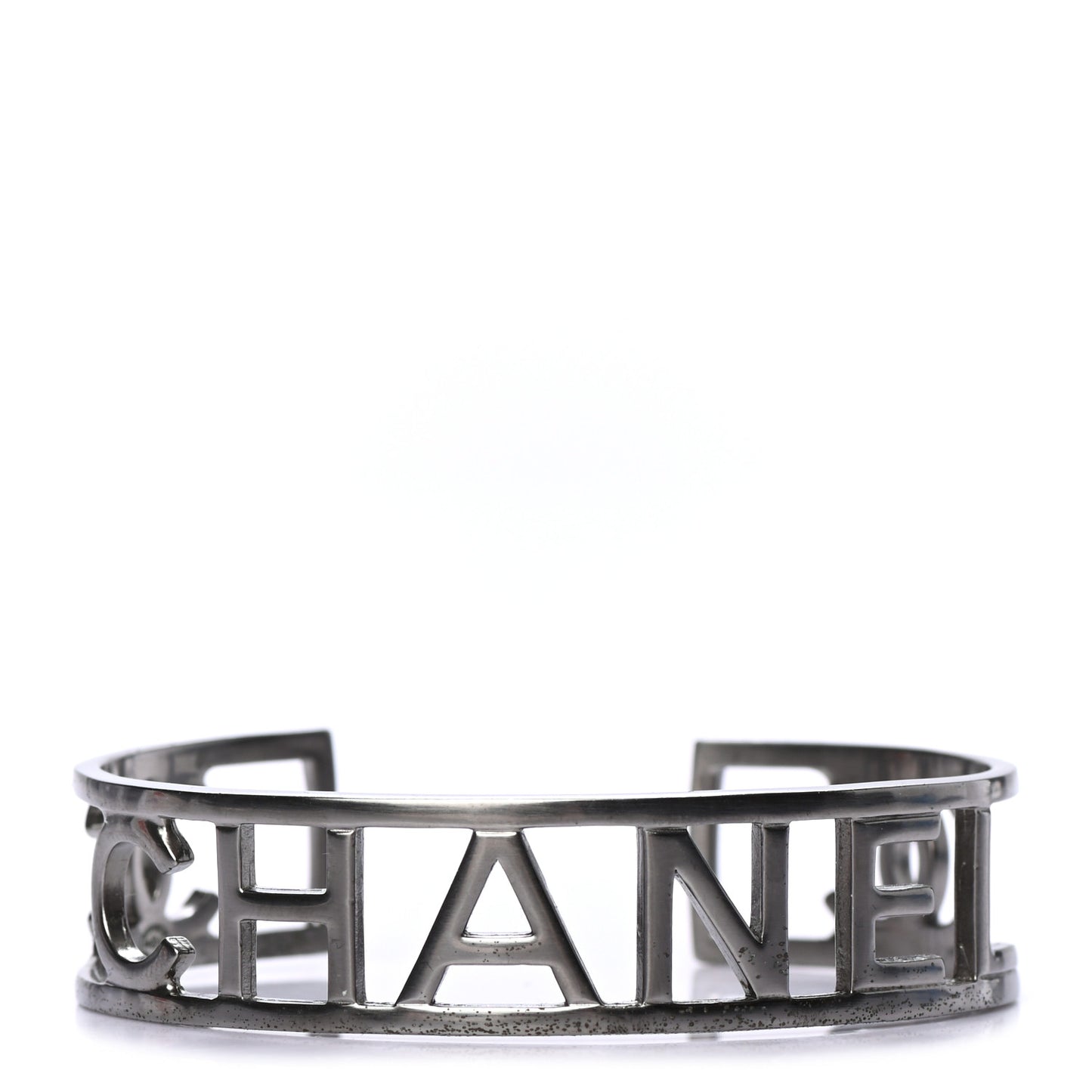 Ruthenium Logo Cuff Bracelet