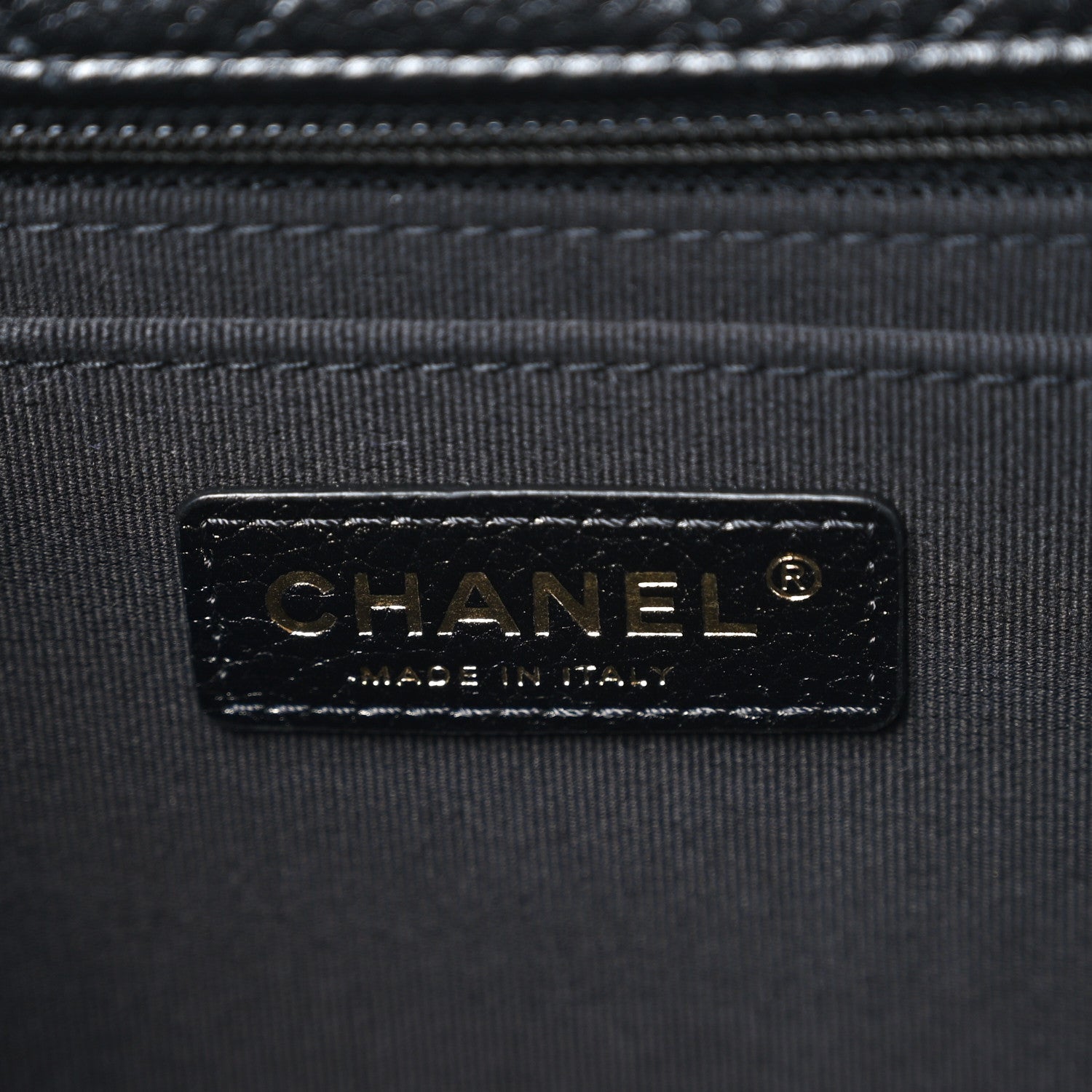 Chanel Grained Calfksin Quilted XXL Travel Flap Bag Black 6 of 10