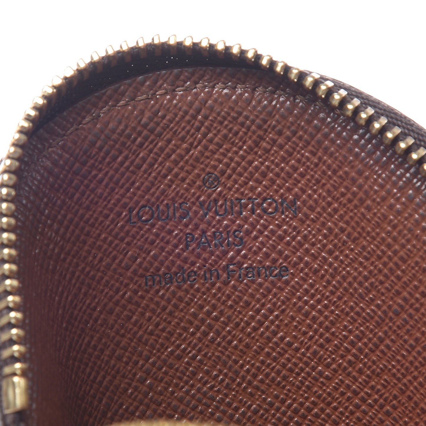 Monogram Round Coin Purse