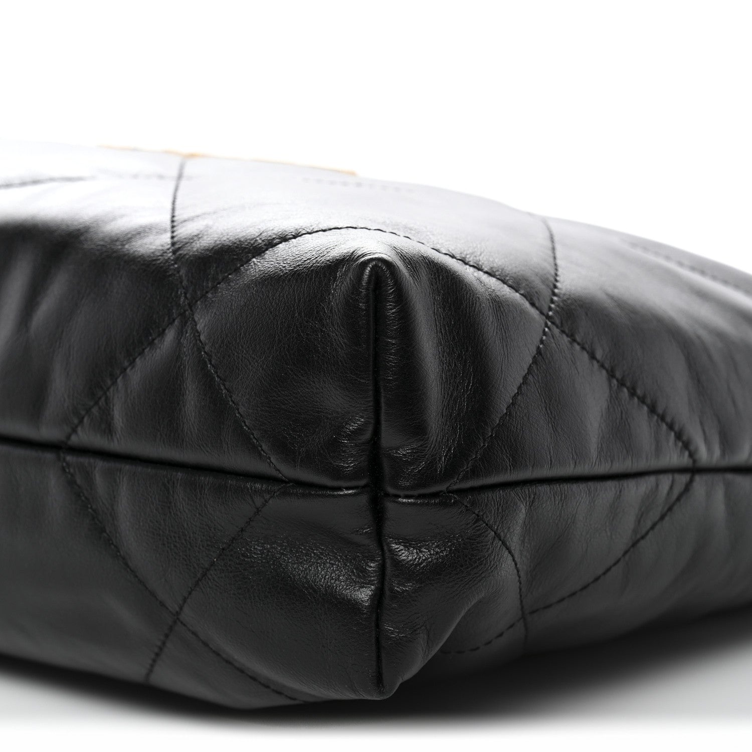Chanel Shiny Calfskin Quilted Small Chanel 22 Black 11 of 12