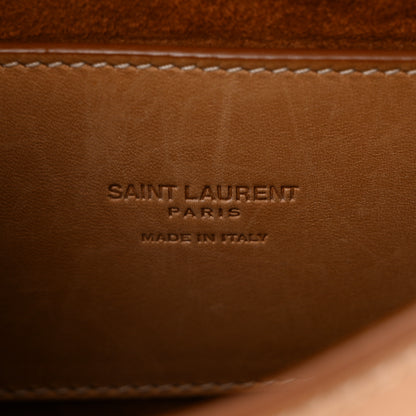 Saint Laurent Smooth Vintage Calfskin Small Kaia Satchel Brown Gold 6 of 13