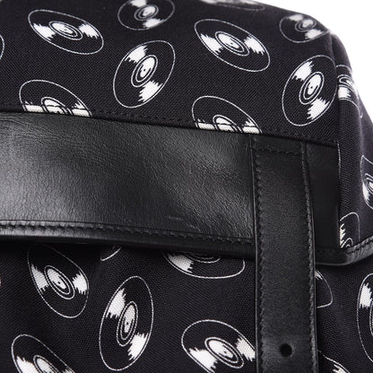 Saint Laurent Canvas Vinyl Record Print Hunting Rucksack Backpack Black 9 of 9