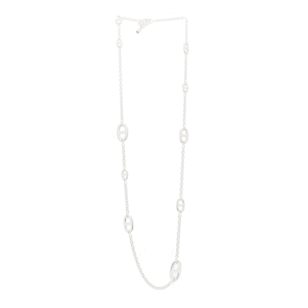 Hermes Sterling Silver Farandole Necklace 80 3 of 5