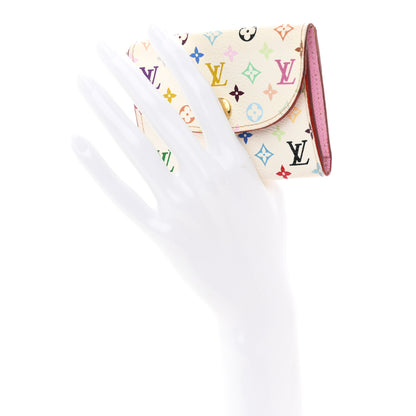 Louis Vuitton Monogram Multicolor Business Card Holder White Litchi 2 of 7