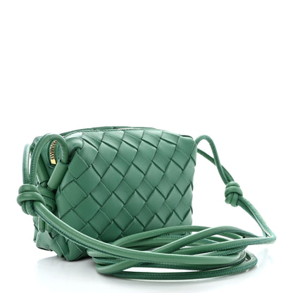 Bottega Veneta Nappa Intrecciato Candy Loop Camera Bag Mermaid 3 of 9