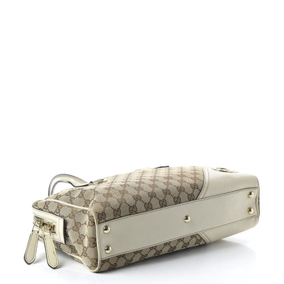 Gucci Monogram Medium New Britt Boston Off White 4 of 10