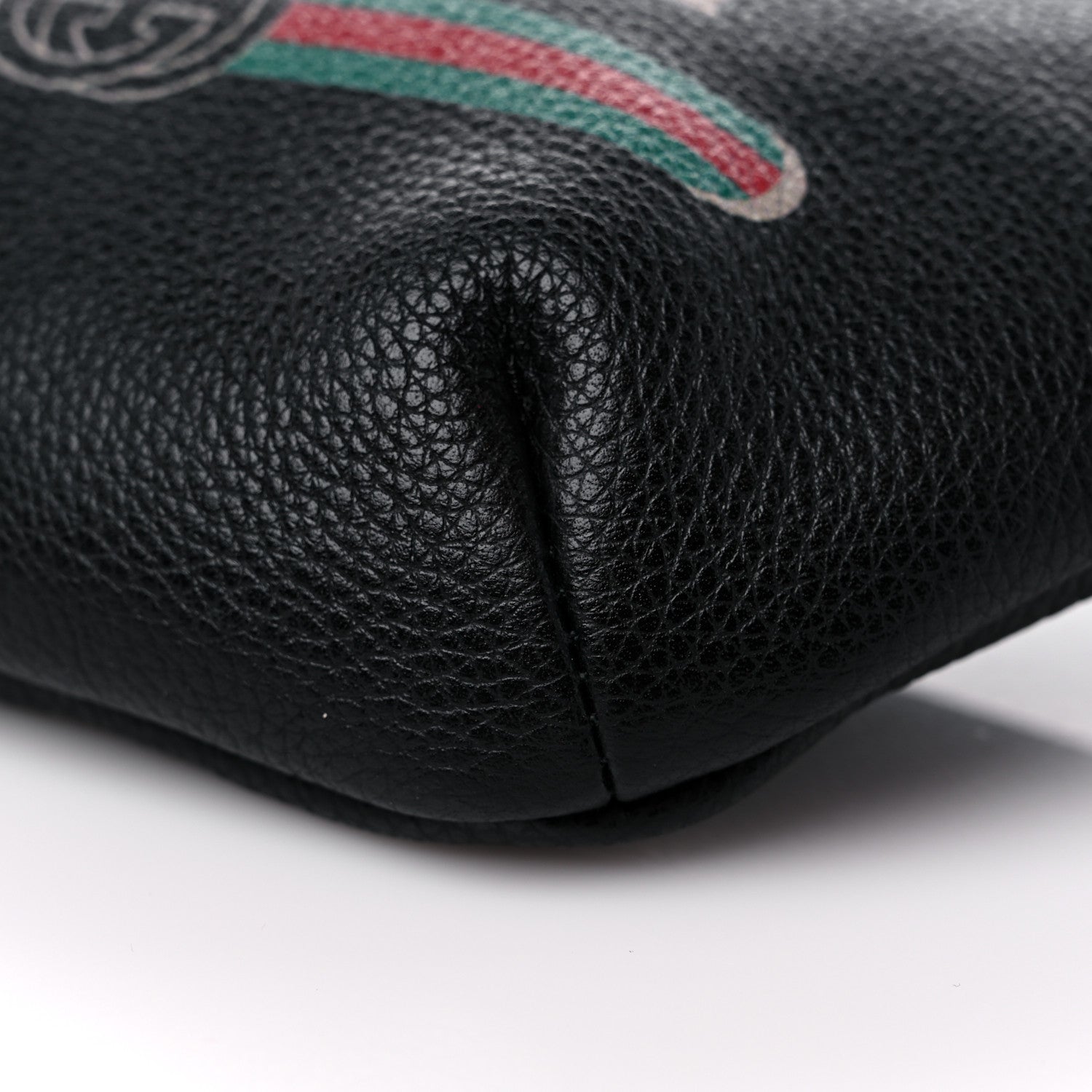 Gucci Grained Calfskin Small Logo Belt Bag Black 9 of 9