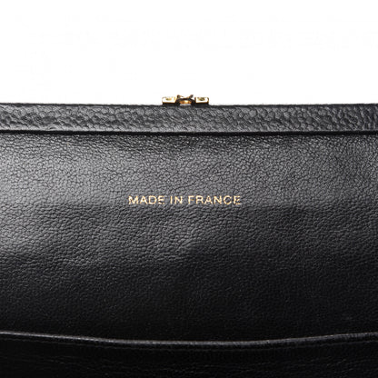 Chanel Caviar Quilted Frame Shoulder Bag Black 9 of 11