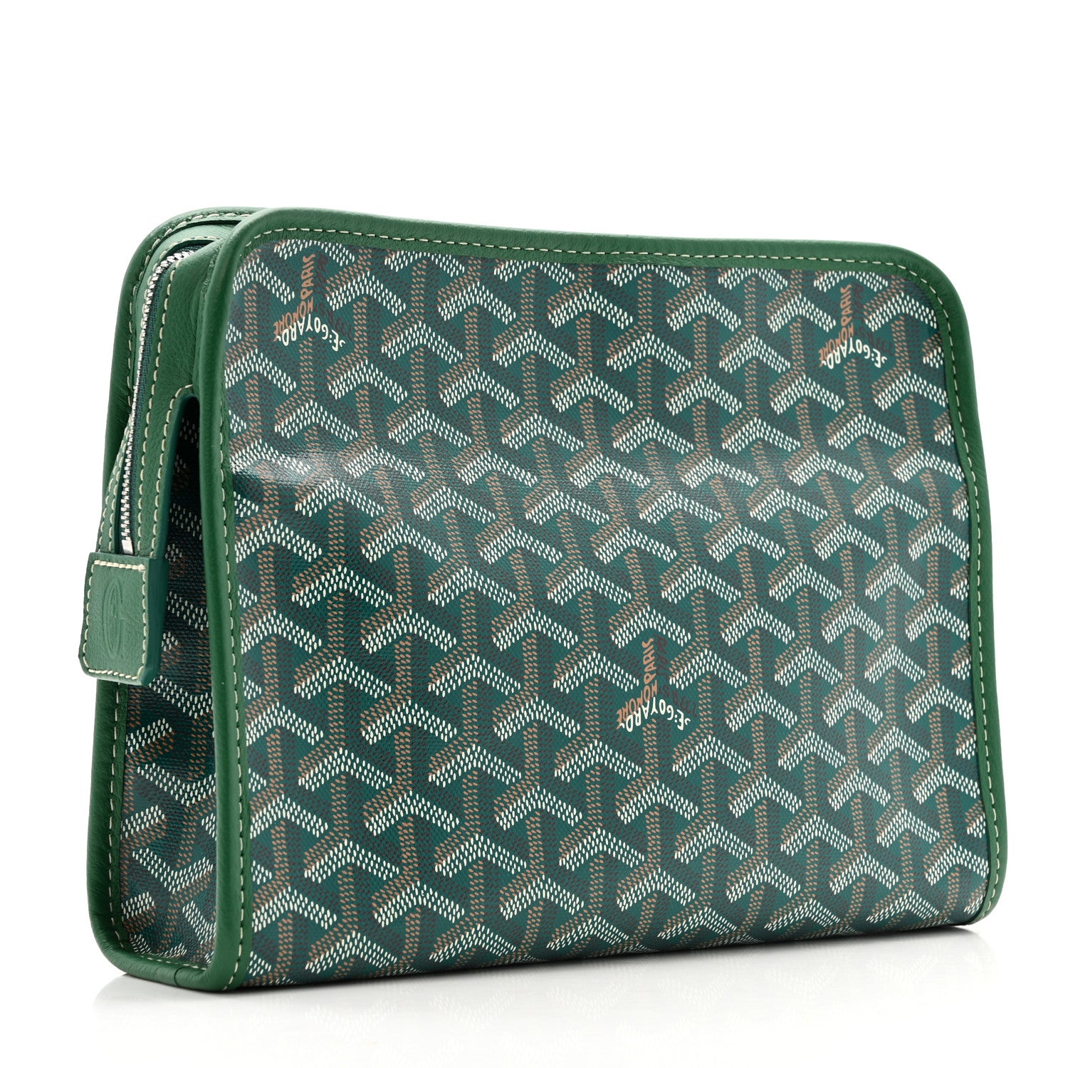 Goyard Goyardine Jouvence Toiletry Pouch MM Green 3 of 8