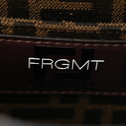 Fendi X FRGMT X POKEMON Fabric Jacquard FF 1974 Pokemon Inlay Peekaboo I See U Petite Satchel Tobacco Moro Giallo 7 of 11