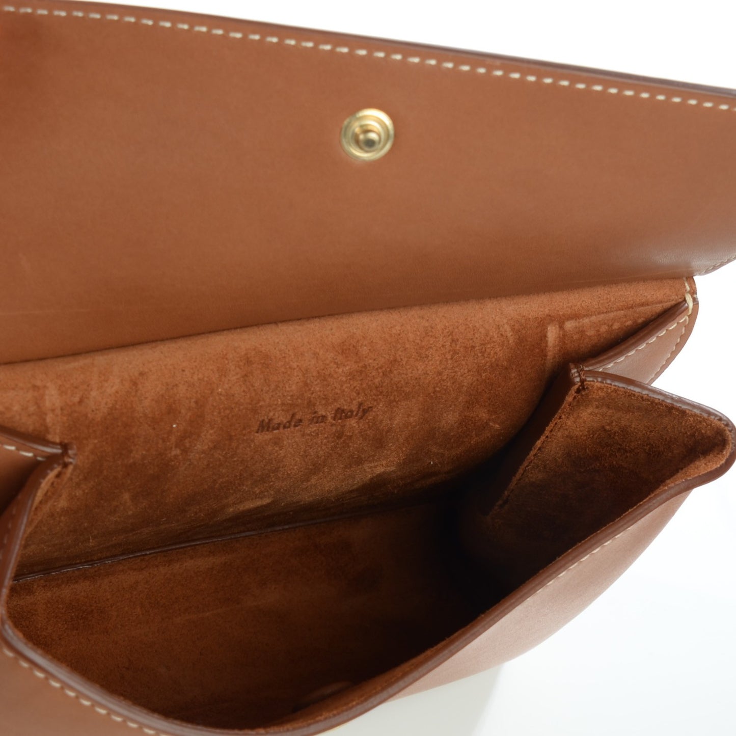 Natural Calfskin Small Tie Knot Tote Tan
