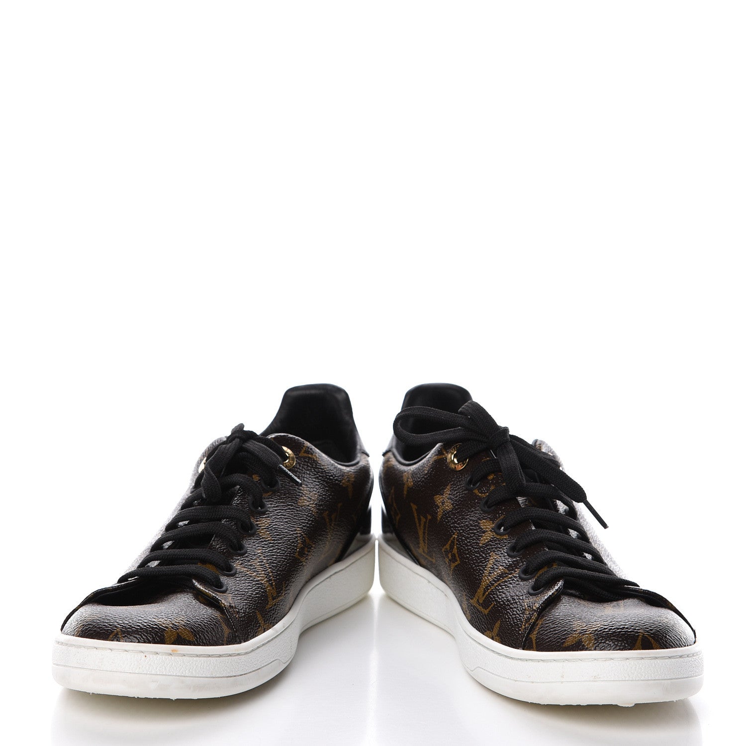Louis Vuitton Patent Monogram Frontrow Sneakers 39 5 of 16