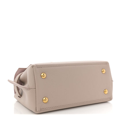 Louis Vuitton Soft Calfskin Mini Lockme Ever Greige 4 of 10