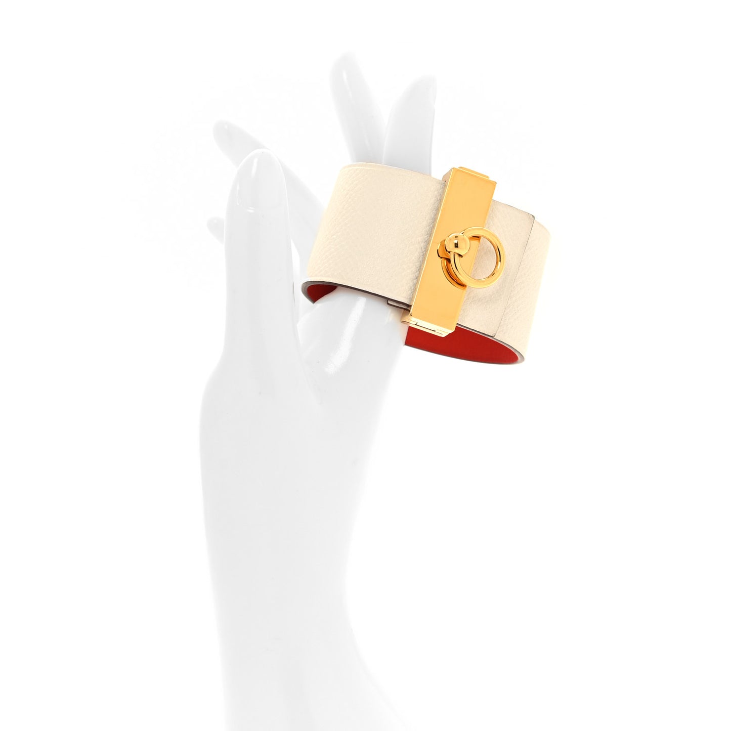 Epsom Swift Illusion Bracelet PM Craie Capucine