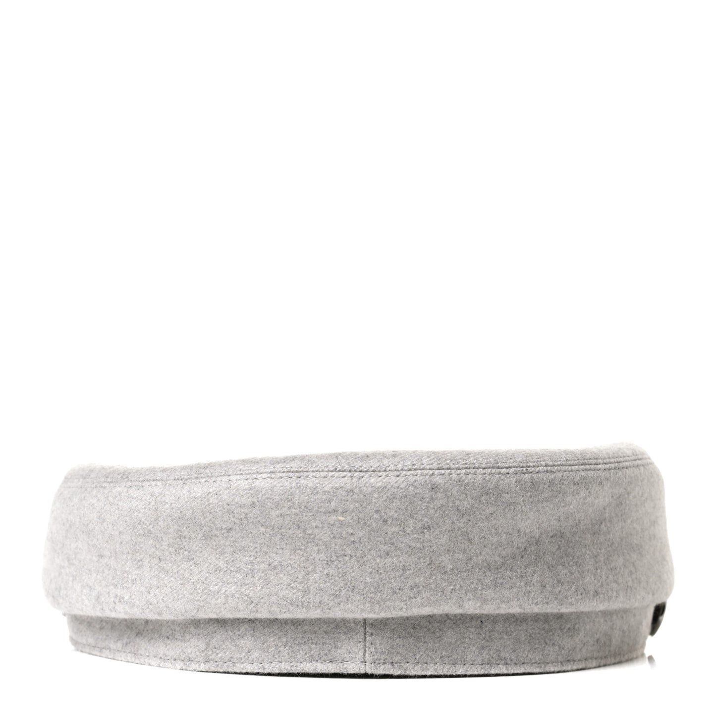 Cashmere Swift Braided Deauville Cap 57 Gris Flanelle Gold