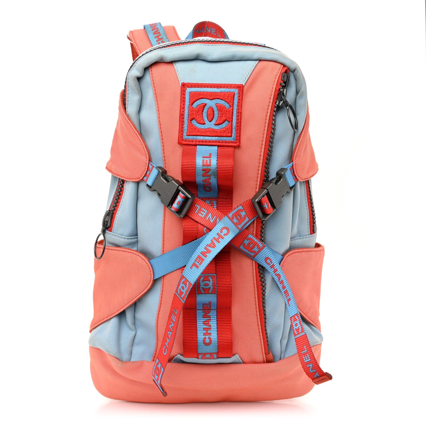 Nylon Sports Backpack Multicolor
