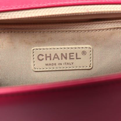 Chanel Lambskin Quilted New Medium Boy Flap Pink 6 of 12