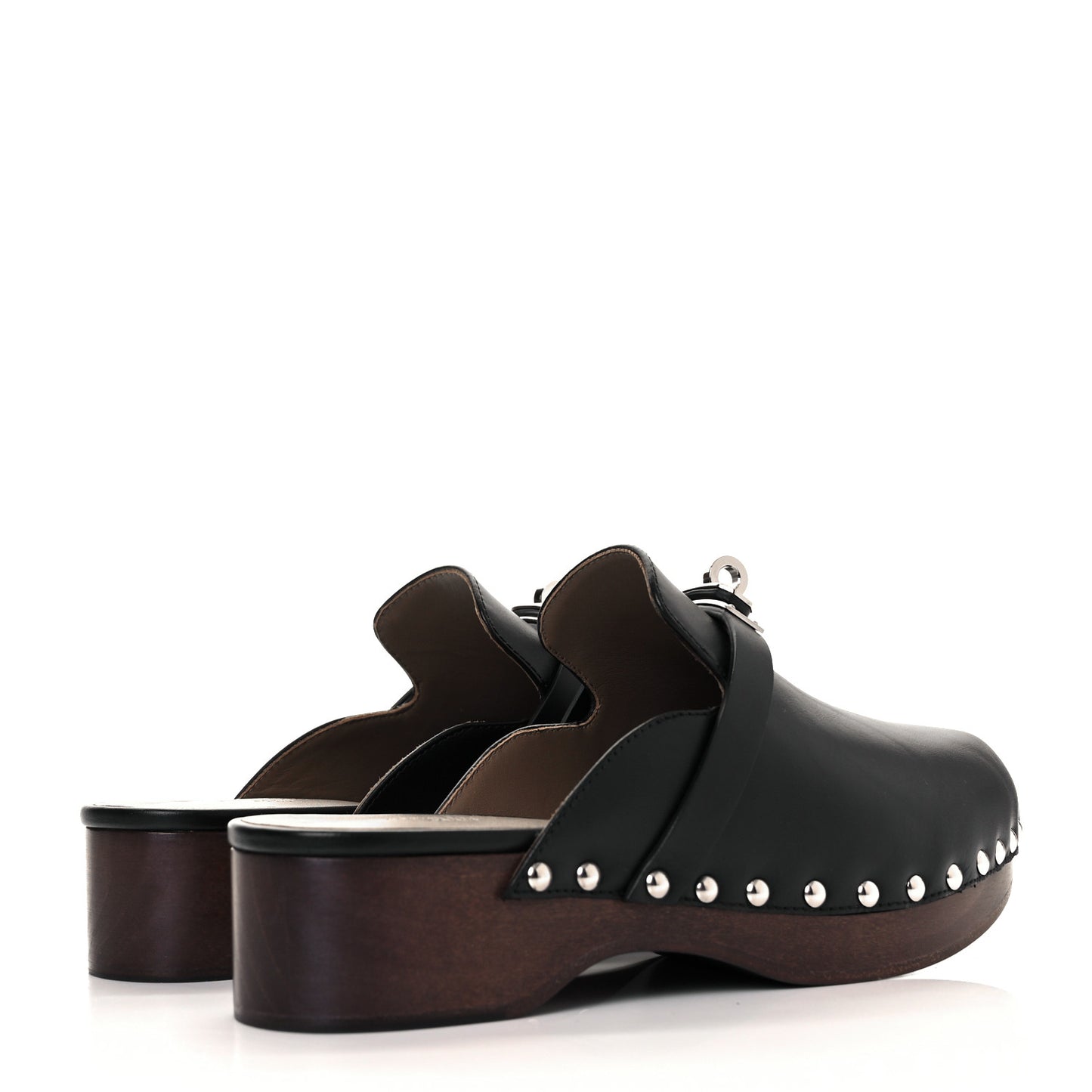 Calfskin Carlotta Mules 35 Black