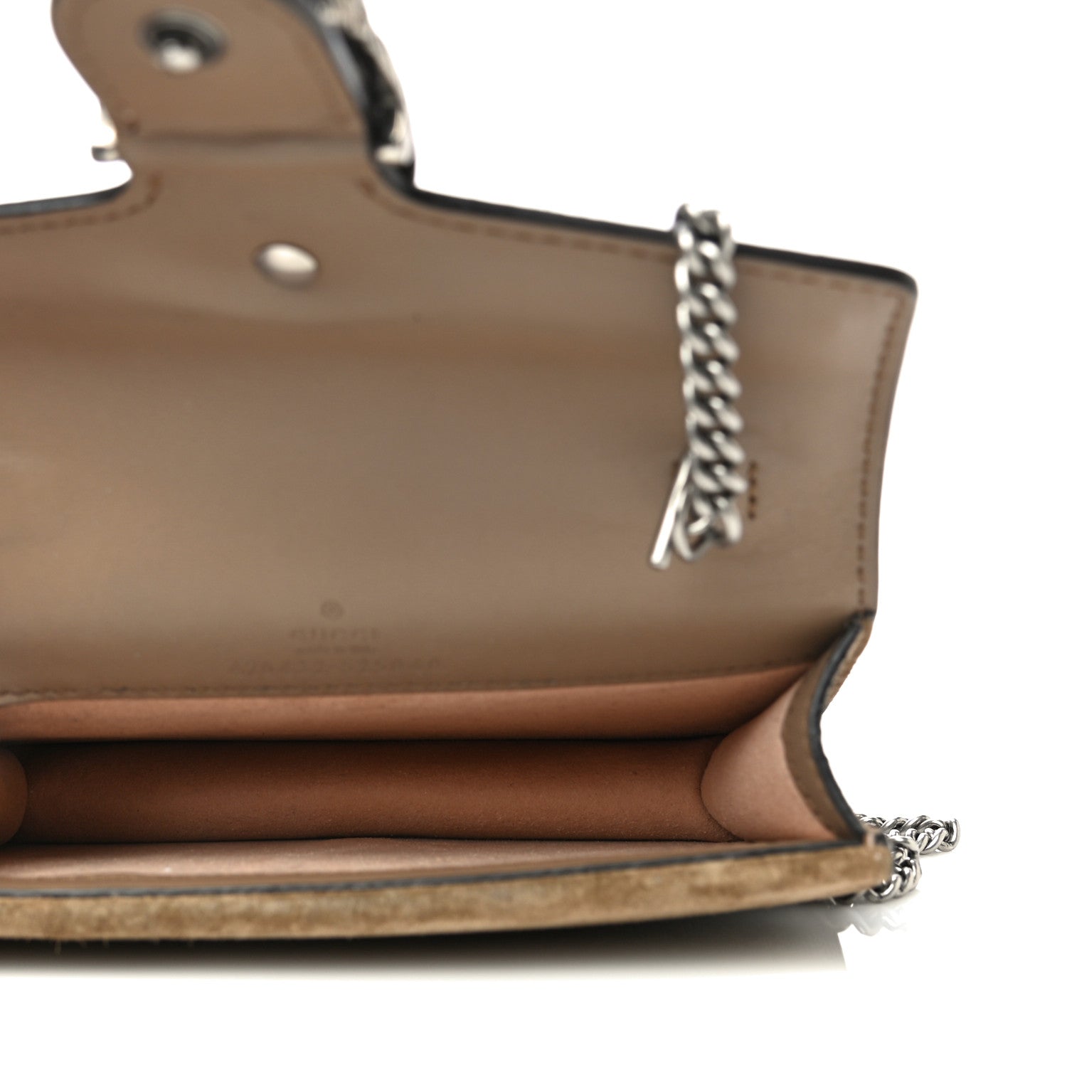 Gucci GG Supreme Monogram Super Mini Dionysus Shoulder Bag Taupe 5 of 15
