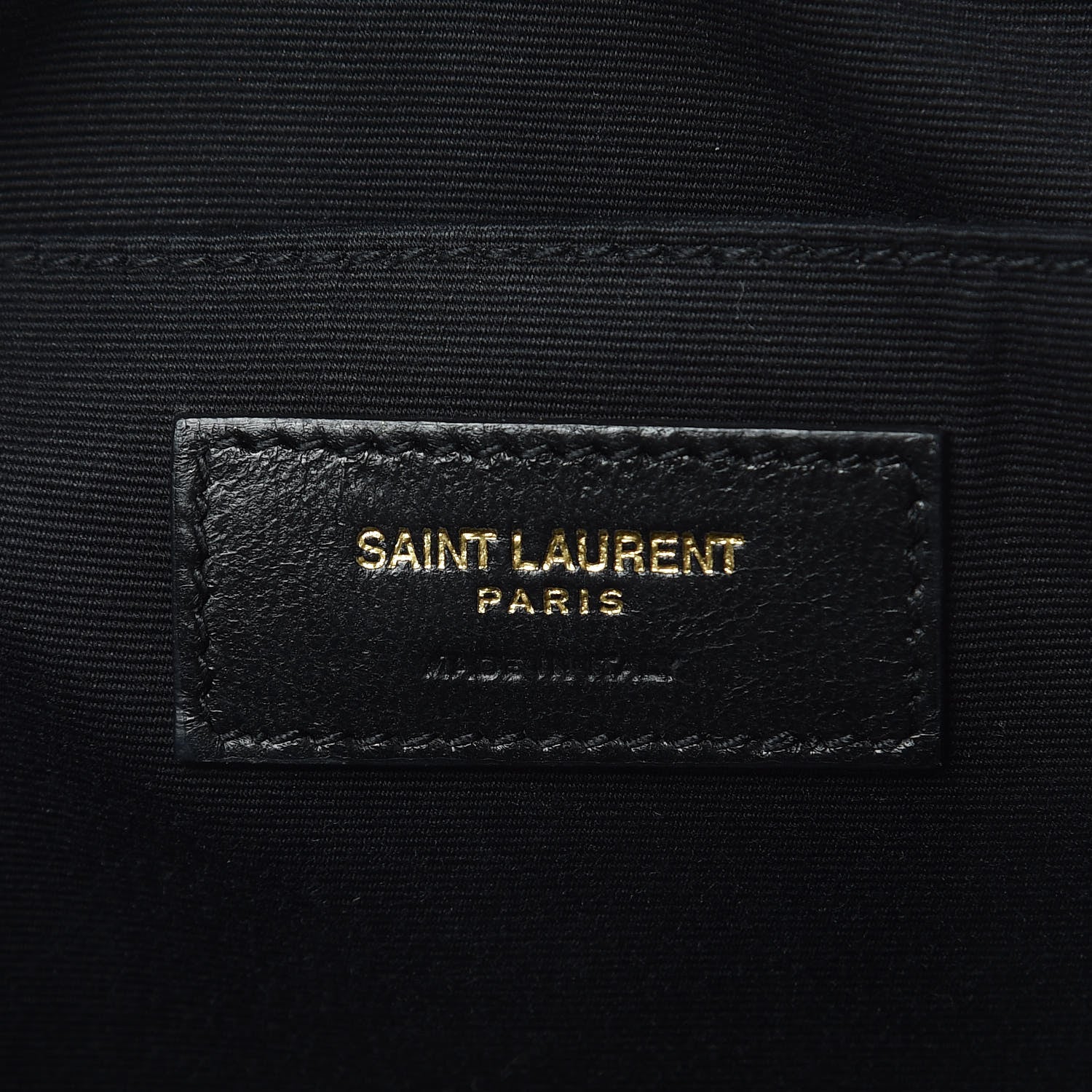 Saint Laurent Calfskin Matelasse Monogram Lou Camera Bag Black 6 of 8