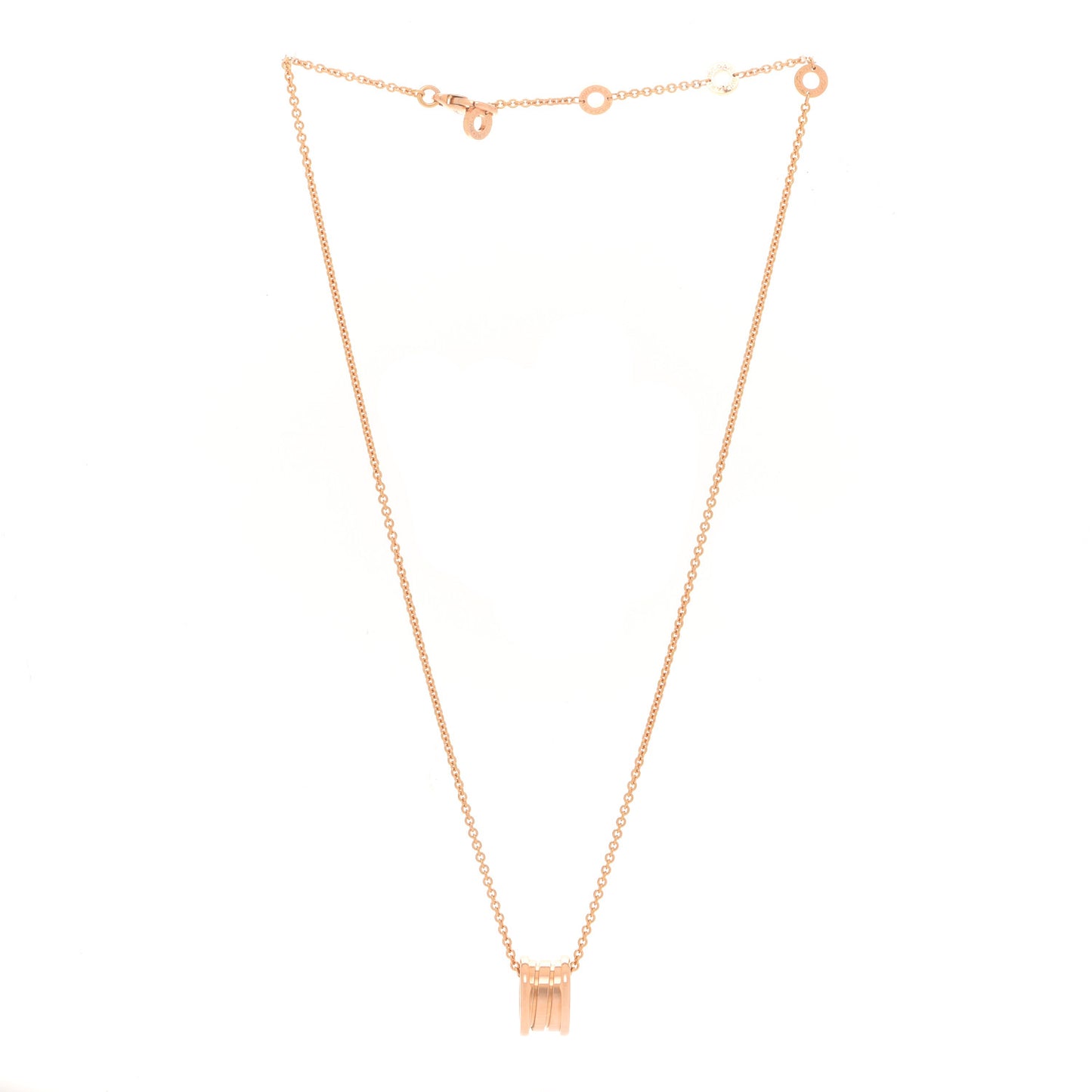 18K Rose Gold B.Zero1 Pendant Necklace