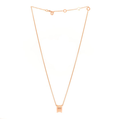 Bulgari 18K Rose Gold B.Zero1 Pendant Necklace 3 of 5