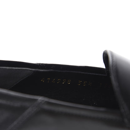Gucci Lambskin Womens Brixton Horsebit Loafers 35.5 Black 8 of 10