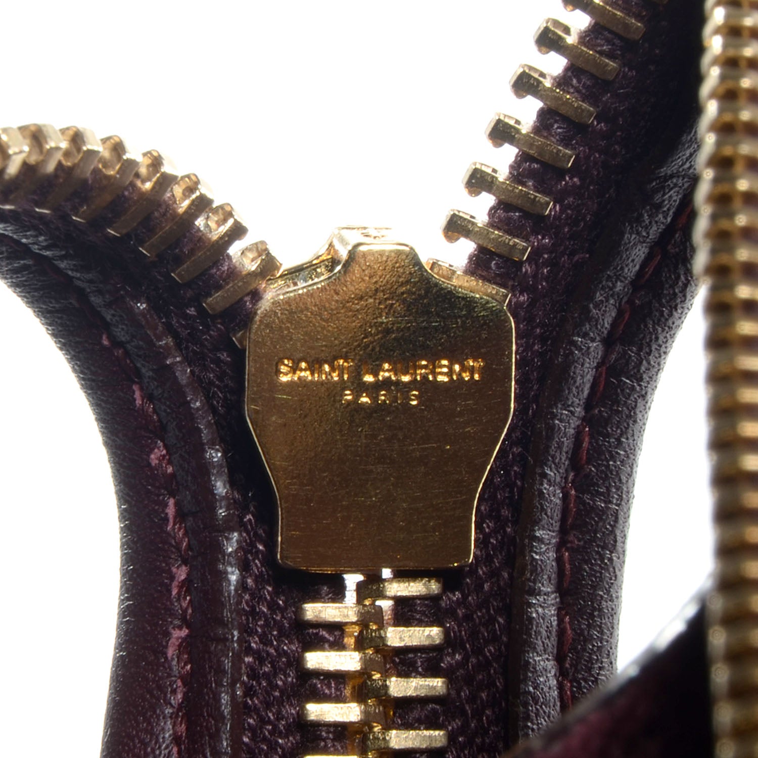 Saint Laurent Smooth Calfskin Medium Classic Y Cabas Bordeaux 23 of 36