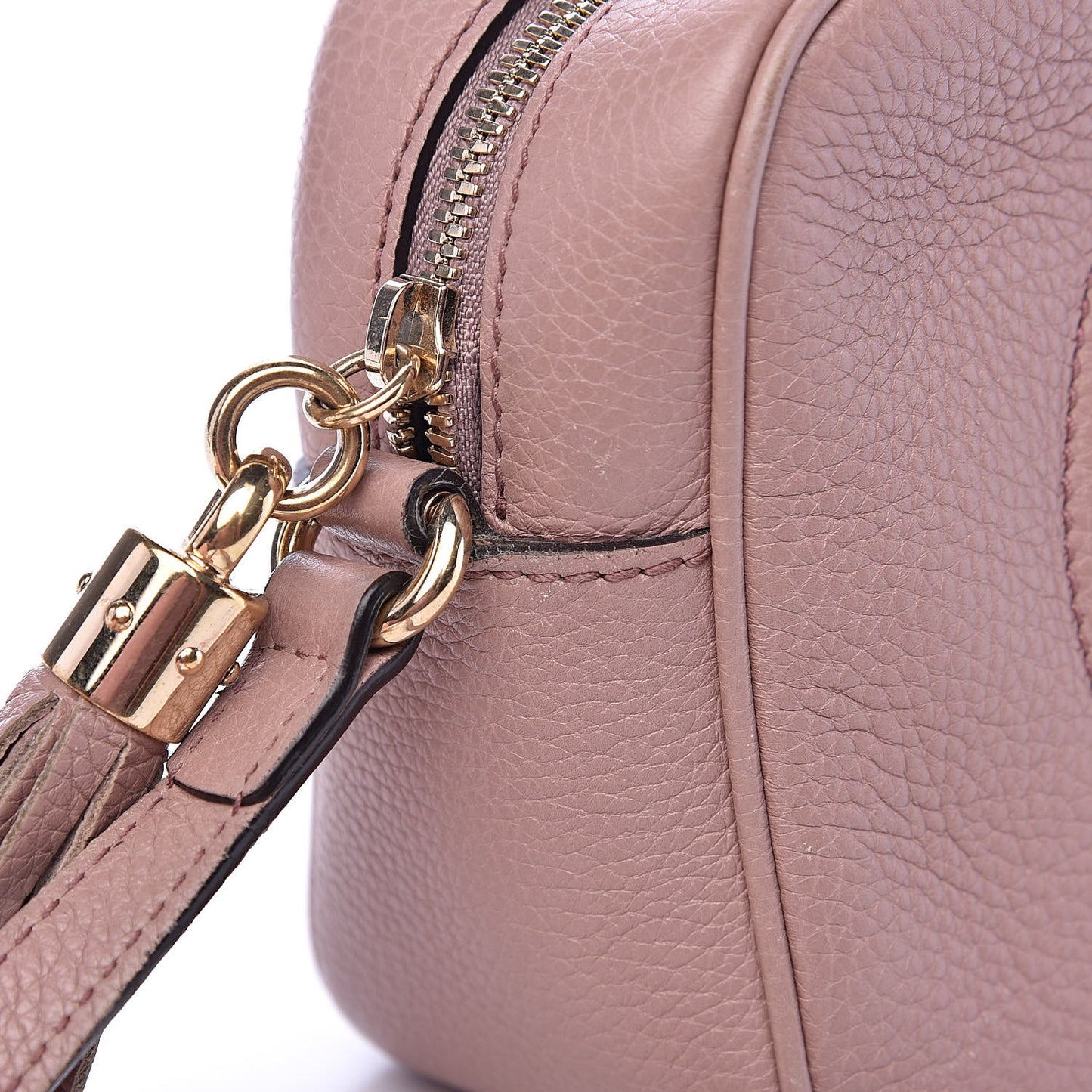 Cellarius Calfskin Small Soho Disco Bag Dark Cipria
