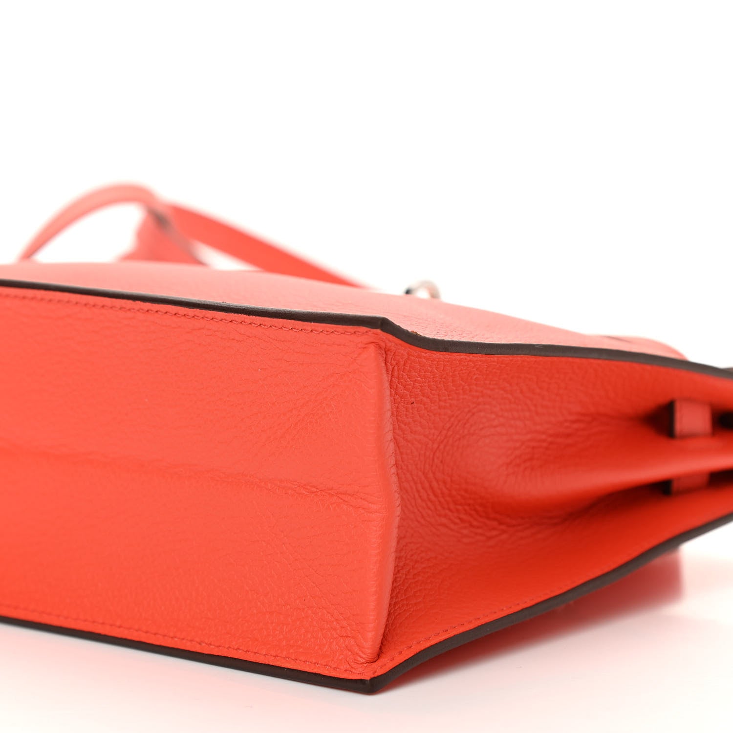Hermes Evercolor Kelly Danse II Belt Bag Orange Poppy 10 of 10